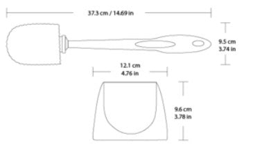 Cepillo Sanitario con Base